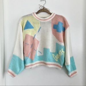 Crayons Vintage Sweater in Pastel